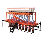Spring Type 9 Tyne 18 Pipe Seed & Fertilizer Drill for Tractor